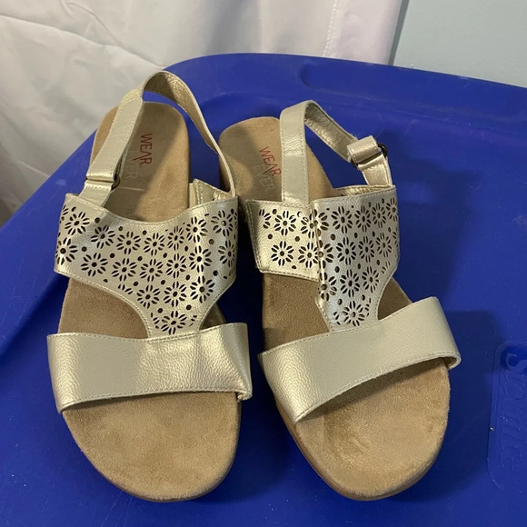 Wearever Jorden Women’s‎ Sandals gold and tan size 8.5 - Picture 1 of 10